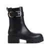 Givenchy Voyou Leather Buckle Chelsea Boots