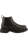 Givenchy Chelsea Brushed Leather Boots In Black