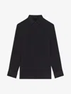 Givenchy Chemise En Soie Avec Plastron