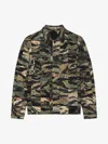 Givenchy Patchwork Shirt In Cotton With Camo Print In Red