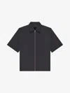 GIVENCHY ZIPPED SHIRT WITH 4G DETAIL