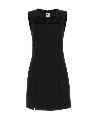 Givenchy Chest Cut-out Sleeveless Mini Dress In Black