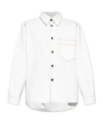 Givenchy Long Sleeve Shirt In White