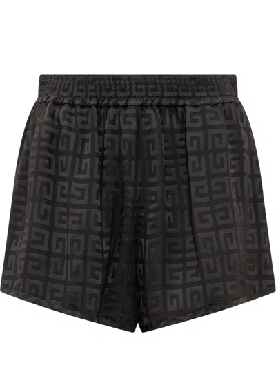 Givenchy Chic 4g Mini Shorts In Black