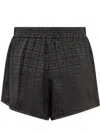 Givenchy Chic 4g Mini Shorts In Black