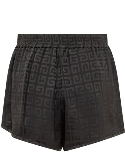 Givenchy Chic 4g Mini Shorts In Black