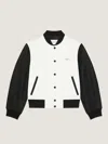 Givenchy Chic Bomber Jacket In Ivory/black