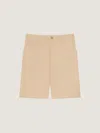 Givenchy Chic Couture Seam Chino Shorts In Neutral