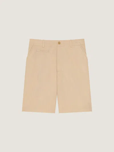 Givenchy Chic Couture Seam Chino Shorts In Neutral
