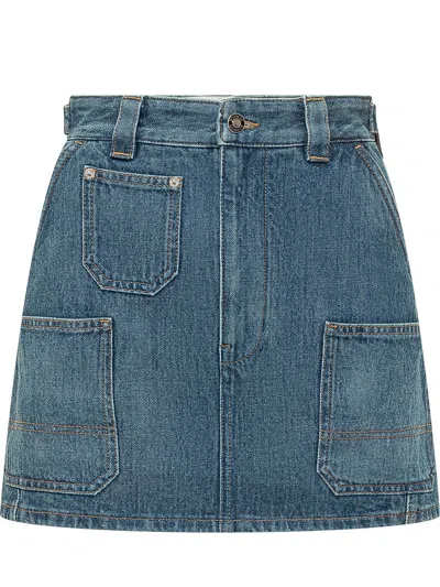 GIVENCHY GIVENCHY CHIC MINI SKIRT WITH UNIQUE POCKET DETAIL