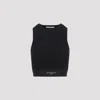 Givenchy Black Cotton Top In Black