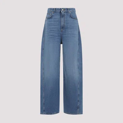 Givenchy Chic Regular Straight Leg Trousers In Blue