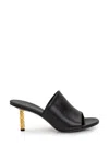 Givenchy Chic Sandal With Cube Heel In Black