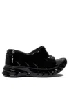 Givenchy Marshmallow 105 Platform Wedge Sandals In Black