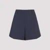 Givenchy Chic Wool Shorts For Women In Blue
