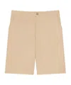 Givenchy Chic Couture Seam Chino Shorts In Brown