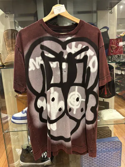 Pre-owned Givenchy Chito Ghost Dog Tee In Red