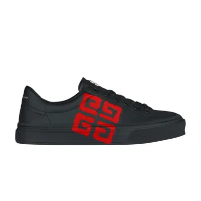Pre-owned Givenchy Chito X  City Sport '4g Spray Print - Black Orange' | Men's Size 42
