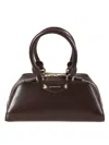 Givenchy Chocolate Calf Leather Antigona East/west Bag In Black