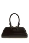 Givenchy Women Antigona East West Mini Leather Shoulder Bag In Brown