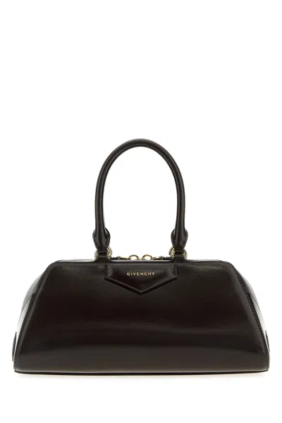 GIVENCHY BORSA A MANO ANTIGONA PICCOLA IN PELLE CIOCCOLATO   DONNA