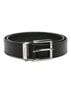 Givenchy Smooth Leather Gentleman Belt Accessories In Black