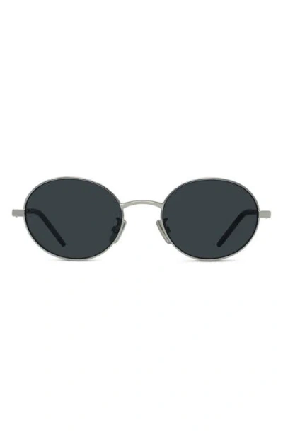 Givenchy City 51mm Oval Sunglasses In Gray
