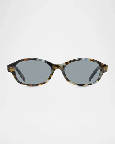 Givenchy City 52mm Oval Sunglasses In Havana/oth