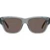 Givenchy City 53mm Geometric Sunglasses In Gray