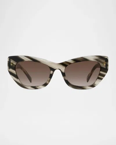 Givenchy City 54mm Cat-eye Sunglasses In Havana/oth