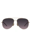Givenchy City 58mm Gradient Pilot Sunglasses In Neutral