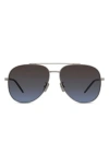 Givenchy City 58mm Gradient Pilot Sunglasses In Pattern