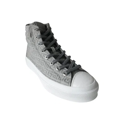 Givenchy City High Sneakers Storm Grey In Multi