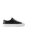 Givenchy Baskets City Canvas Sneaker In Black