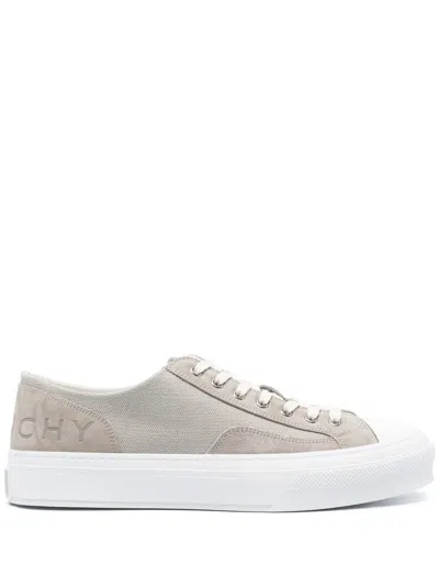 Givenchy City Low-top Sneakers In Grey