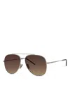Givenchy City 58mm Gradient Pilot Sunglasses In Brown