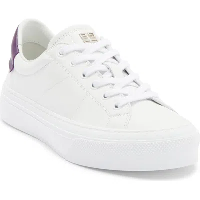 Givenchy City Platform Sneaker In Purple