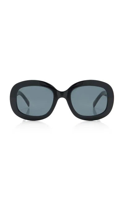 Givenchy City Round-frame Acetate Sunglasses In Black