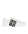 Givenchy City Sport Lace-up Sneakers In White