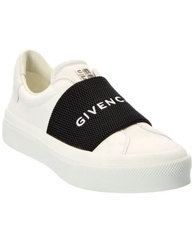 Givenchy City Sport Leather Sneaker In White