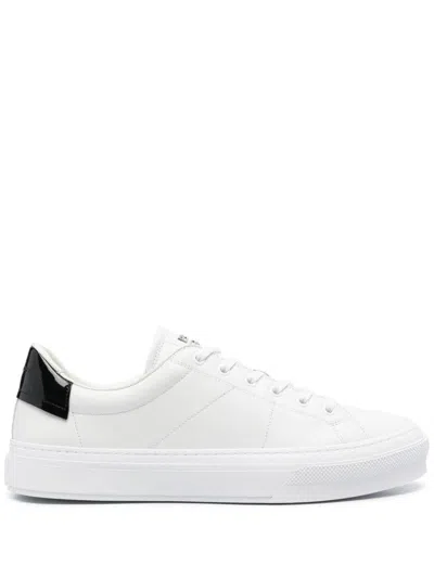 GIVENCHY GIVENCHY CITY SPORT LEATHER SNEAKERS