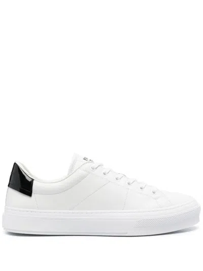 GIVENCHY GIVENCHY CITY SPORT LEATHER SNEAKERS
