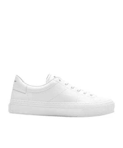 Givenchy White City Sport Sneakers In 100-white