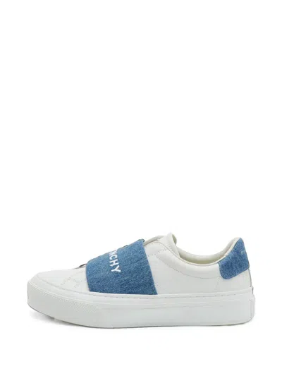 Pre-owned Givenchy City Sport Slip-on Sneakers In White
