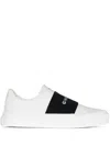 GIVENCHY GIVENCHY CITY SPORT SNEAKER IN LEATHER WITH GIVENCHY BAND