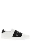 Givenchy Urban Street Sneakers In Leather With Elastic Band In White