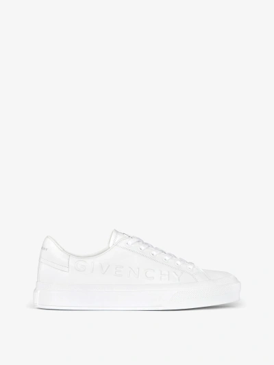 Givenchy Trainers City Sport  En Cuir In White