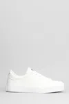 GIVENCHY CITY SPORT SNEAKERS IN WHITE LEATHER