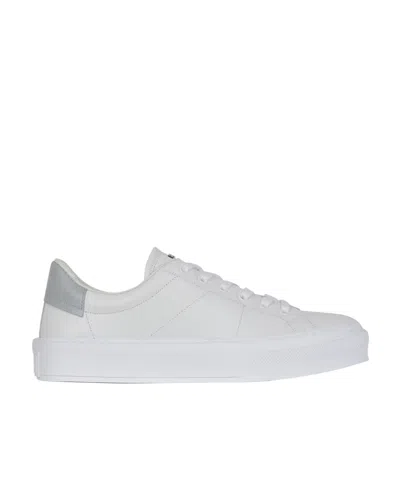 Givenchy White/grey Leather City Sport Sneakers