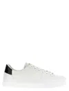 Givenchy Men Leather Sneakers With 4g Metal Logo In White/black